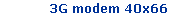 3G modem 40x66
