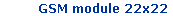 GSM module 22x22