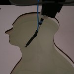 Probe moving in 3D inside a virtual human heat