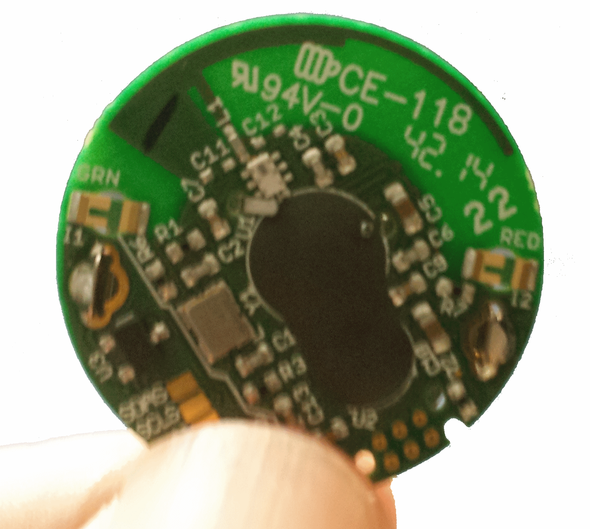 Eddystone beacon PCB with antenna