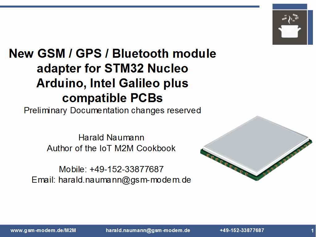 Arduino GSM GPS Bluetooth shield