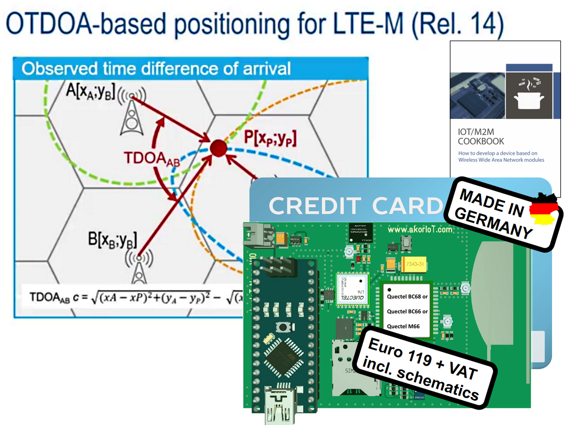 NB-IoT, locating by TDOA