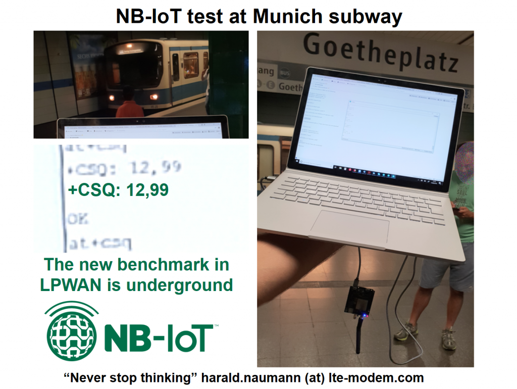 NB-IoT in the underground