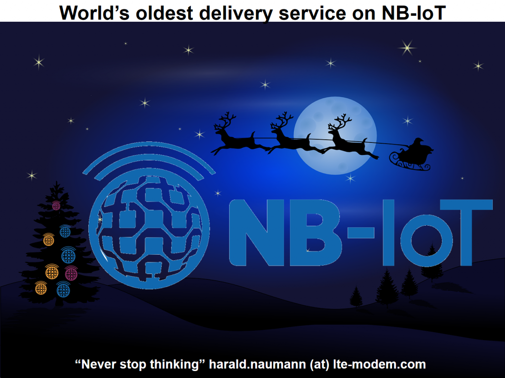 The oldest delivery service in the world now obtains NB-IoT