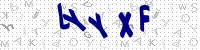 Blue Captcha Image