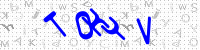 Blue Captcha Image