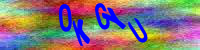 Blue Captcha Image