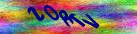 Blue Captcha Image