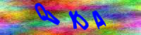 Blue Captcha Image