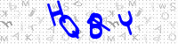 Blue Captcha Image
