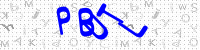 Blue Captcha Image