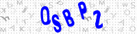 Blue Captcha Image