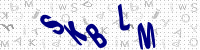 Blue Captcha Image