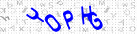 Blue Captcha Image