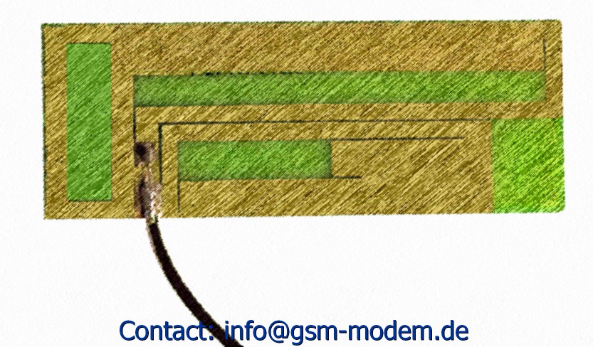 GSM PCB antenna