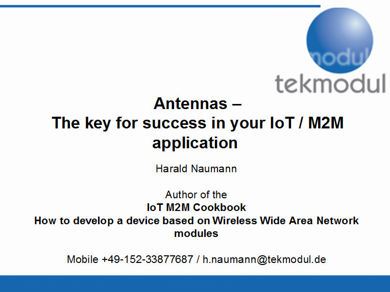 Antennas – The key for success in your IoT / M2M application