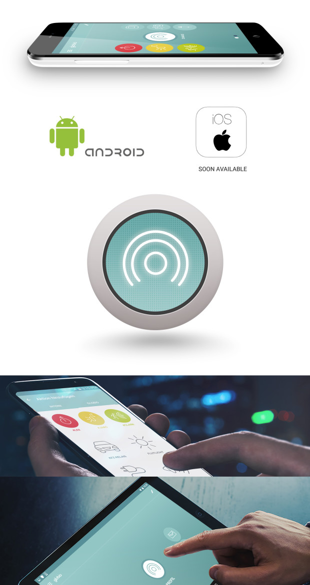 BLE beaon app om smart phone