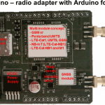 Arduino shield with NB-IoT module