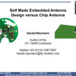 Self Made Embedded Antenna Designs versus Chip Antenna