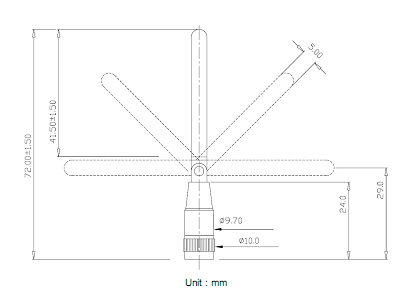Antenna-GSM-helical-drawing