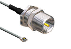 FME bulkhead coaxial cable UFL
